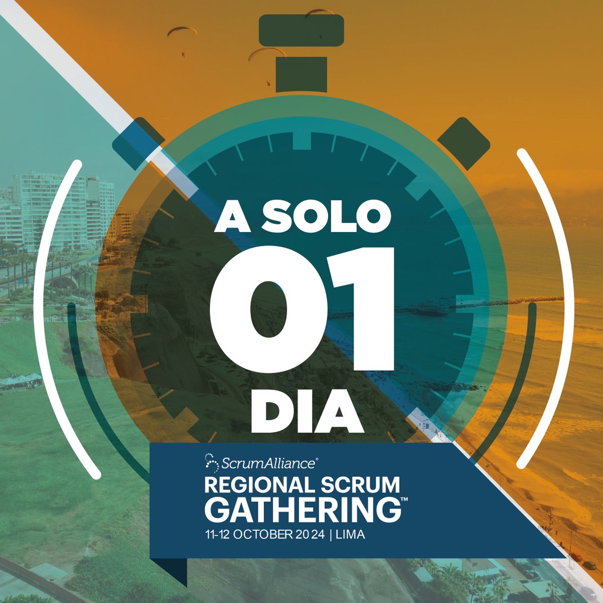 ⏳ ¡La espera está a punto de terminar! 🚀 Solo falta 1 día para el #RSGLIMA2024 y estamos listos para una experiencia que transformará tu manera de ver Agile y Scrum!💡¡Nos vemos mañana!

📅 Fechas: 11 y 12 de octubre
📍 Lugar: <a href="/hotelmelialima/">Melia Lima</a> 

👉 Info: rsglima24.com