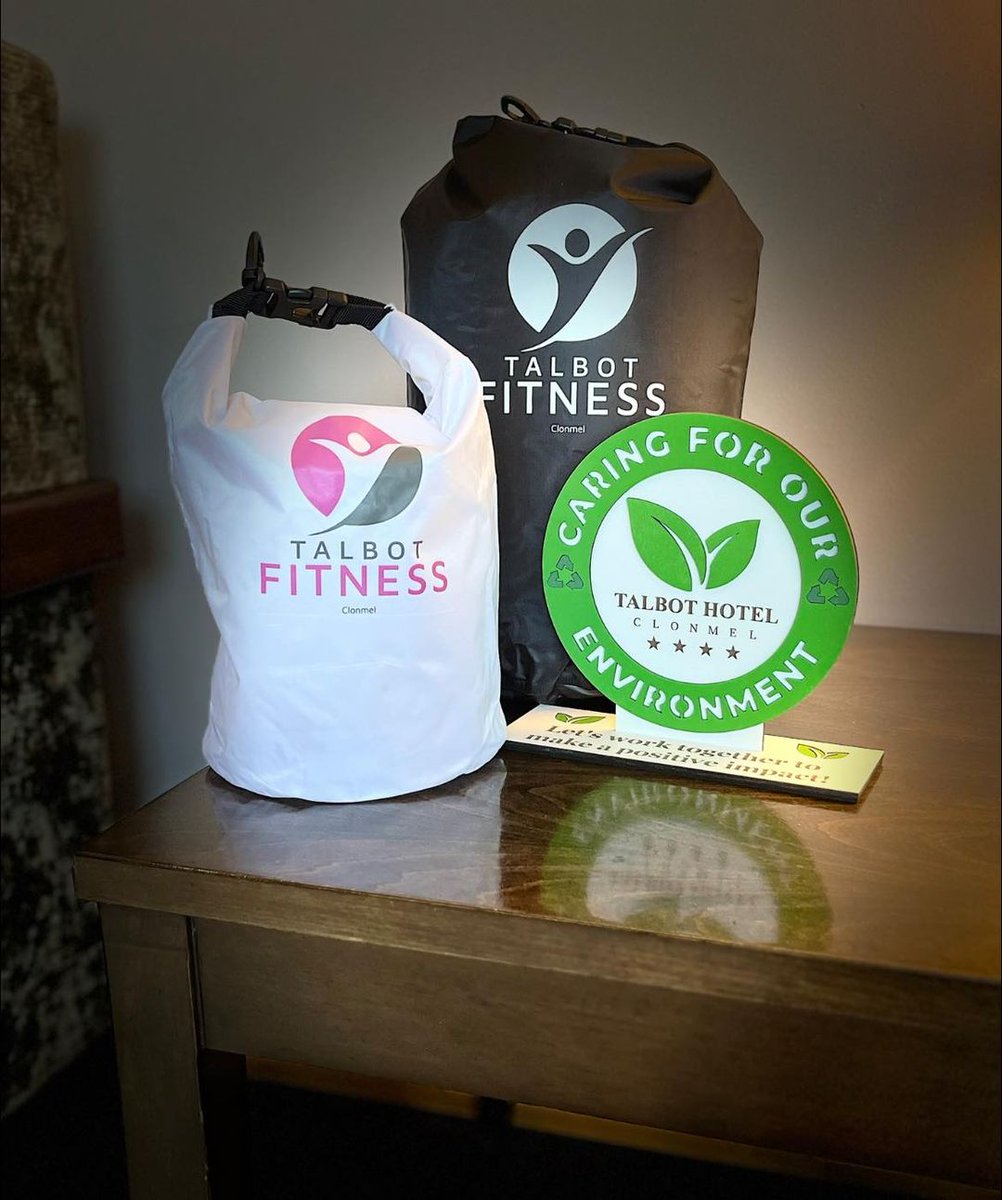 Talbot Hotel Clonmel, Co. Tipperary, Ireland (@talbotclonmel) on Twitter photo As we continue our sustainability journey within <a href="/TalbotClonmel/">Talbot Hotel Clonmel, Co. Tipperary, Ireland</a> we are excited to launch our new branded Dry Bags for use within our leisure facilities.
These are perfect for storing your wet swim kit after the pool.
2 sizes available to purchase.
#CaringForOurEnvironment As we continue our sustainability journey within <a href="/TalbotClonmel/">Talbot Hotel Clonmel, Co. Tipperary, Ireland</a> we are excited to launch our new branded Dry Bags for use within our leisure facilities.
These are perfect for storing your wet swim kit after the pool.
2 sizes available to purchase.
#CaringForOurEnvironment