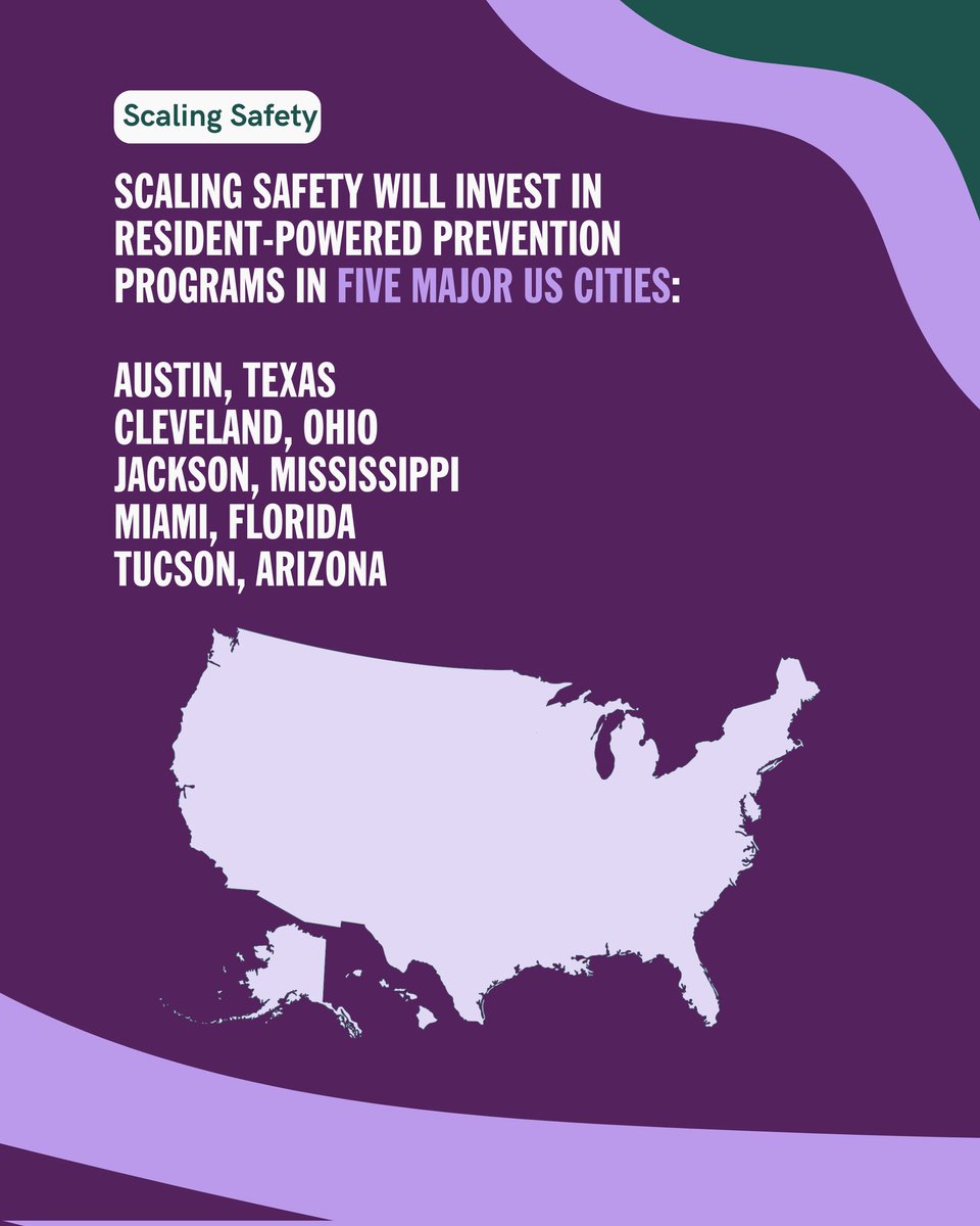SafeandJustUSA's tweet image. Despite billions spent on US public safety, the most harmed by violence are the least helped. Scaling Safety is putting the public back in public safety by accelerating the development of resident-powered prevention programs. @cbps_collective @safeandjustusa 
#AudaciousProject
