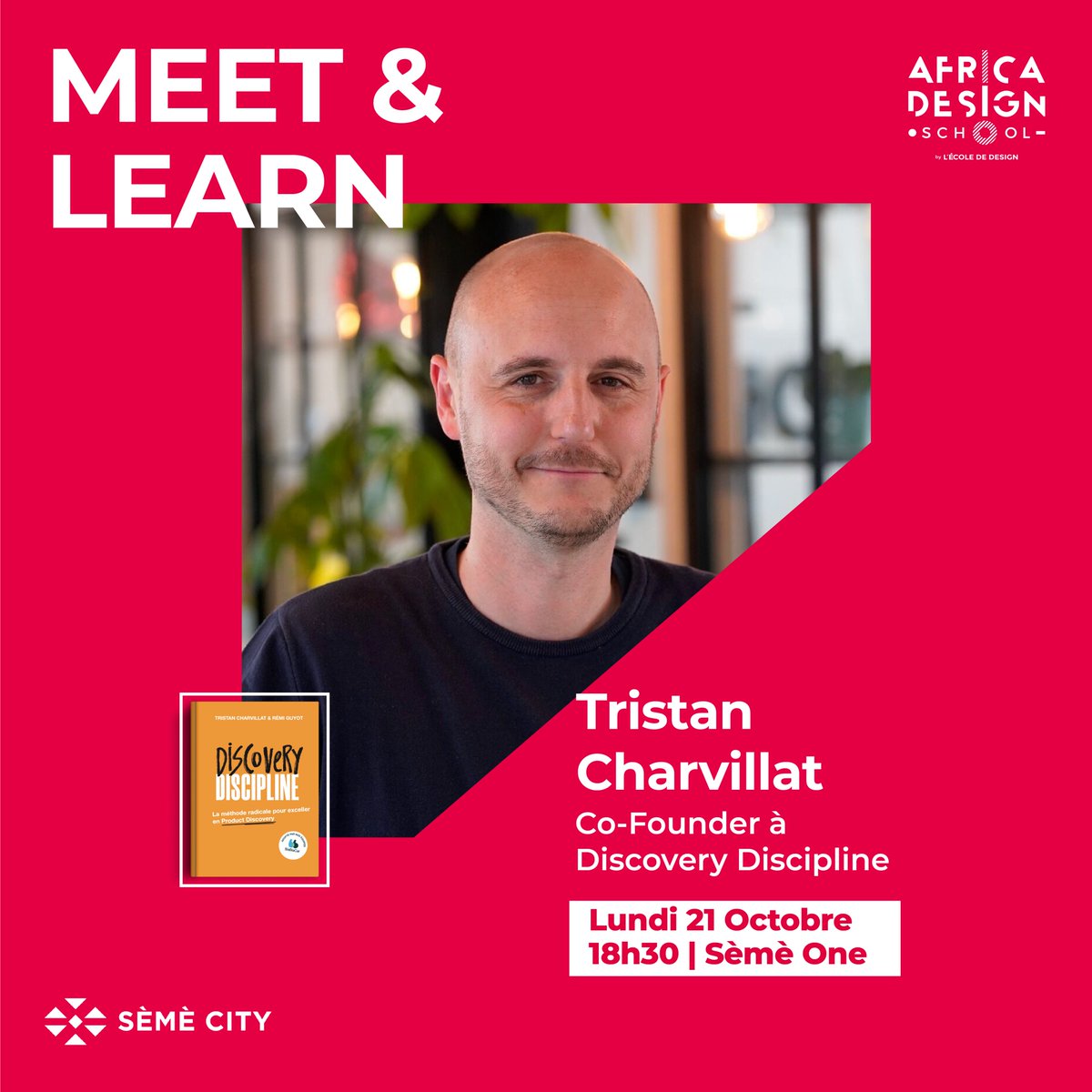 AfricaDesignSch's tweet image. Ce lundi 21 octobre, nos étudiants en #designnumérique de 1ère, 2ème et 3ème année auront l'opportunité d'échanger avec @tcharvillat , Product Designer avec 20 ans d'expérience dans la création d'expériences digitales.
#AfricaDesignSchool #productdesign #innovation #ads2024