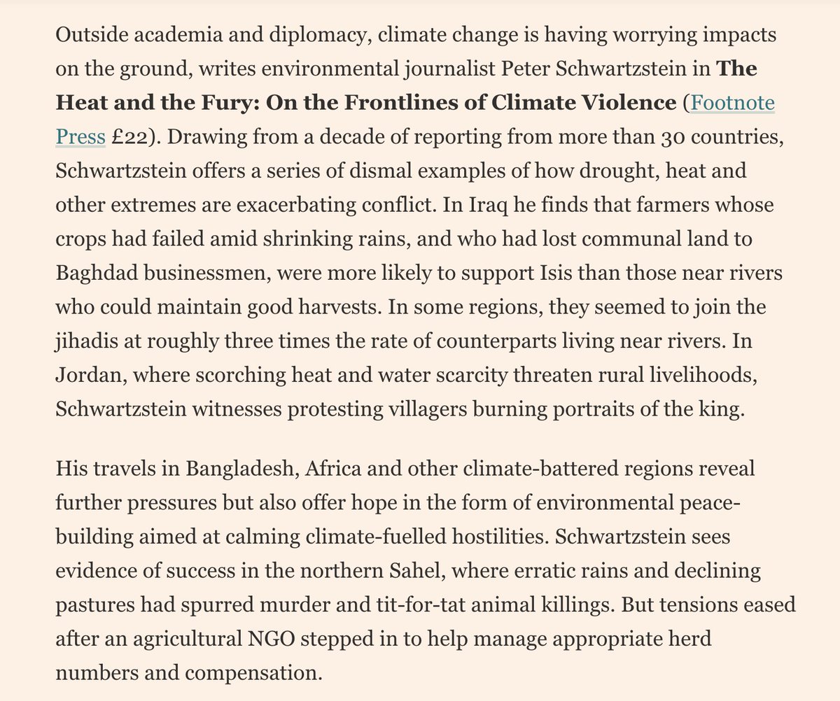 Very grateful to Pilita Clark and the FT for including 'The Heat and the Fury,' which was published a fortnight ago, among her four best new books in climate!
ft.com/content/b8fb5e…