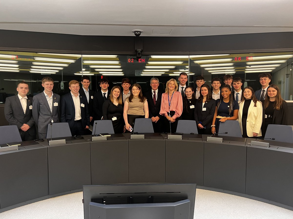 Billy Kelleher MEP (@billykellehereu) on Twitter photo Great to welcome <a href="/UCCEconomics/">UCC Economics Society</a> to the European Parliament in #Strasbourg today.
It’s always great to welcome our young 🇮🇪people to the heart of the 🇪🇺 project. Great to welcome <a href="/UCCEconomics/">UCC Economics Society</a> to the European Parliament in #Strasbourg today.
It’s always great to welcome our young 🇮🇪people to the heart of the 🇪🇺 project.