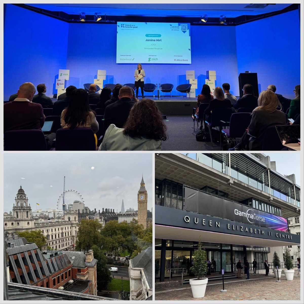StreetsConsult's tweet image. The @InnFin #Fintechasaforceforgood conference underway with opening remarks from @JanineJoyHirt! 
Looking forward to debates on ‘Innovation driving growth’ and catching up with industry friends throughout the day
#fintechforgood