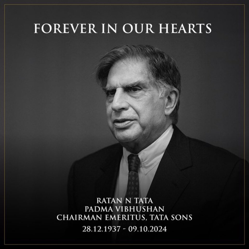 Girdhar_Jewrani's tweet photo. THE TRUE “RATAN” OF INDIA
#RatanTataSir #RIP_legend https://t.co/XXlkTUtf30