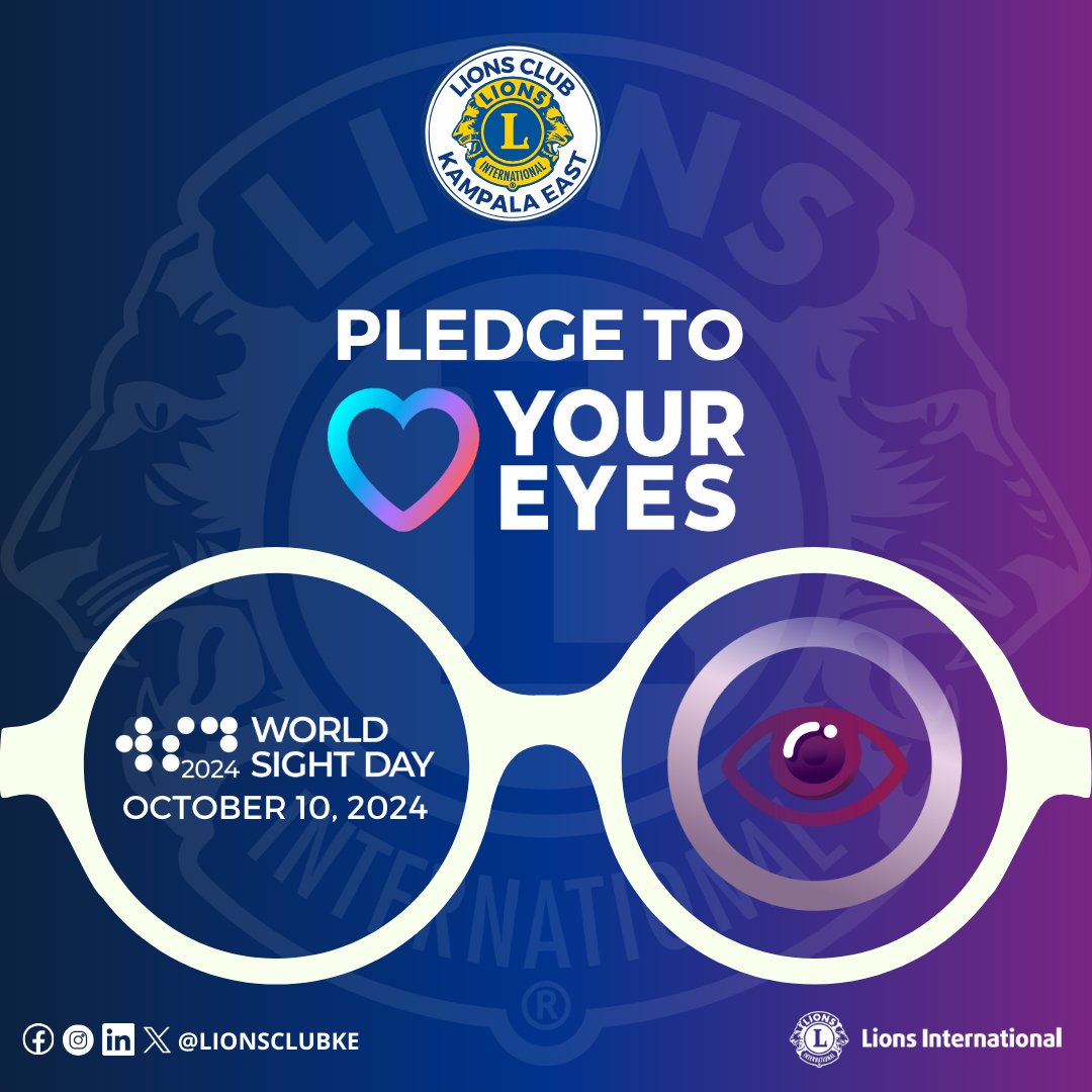 👁️🌍 Today is #WorldSightDay! Together, we can bring vision care to those in need. At <a href="/lionsclubs/">Lions International</a>, we’re committed to ensuring everyone has access to quality eye care and preventing avoidable blindness. Let’s focus on the future—one eye at a time. #WeServe #LionsClub #SightFirst