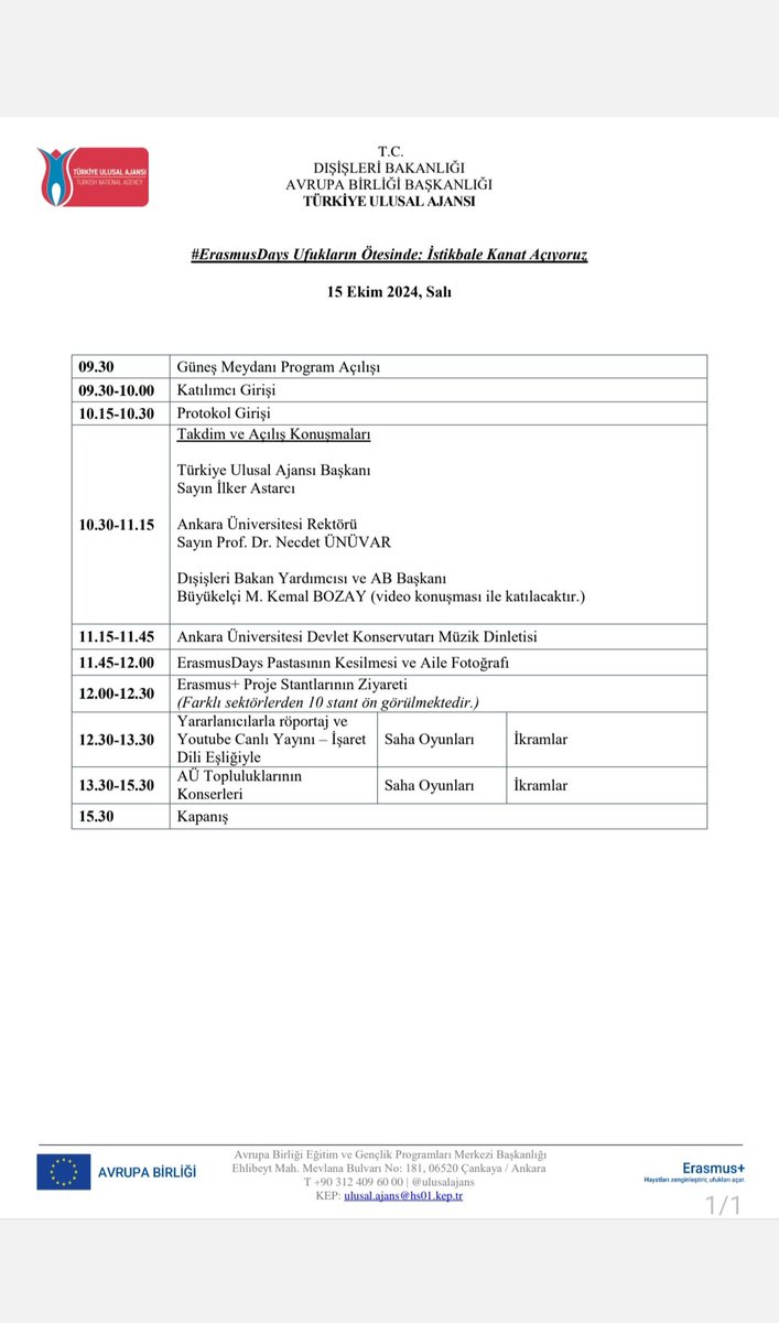 Ankara Üniversitesi Öğrenci Dekanlığı tweet media