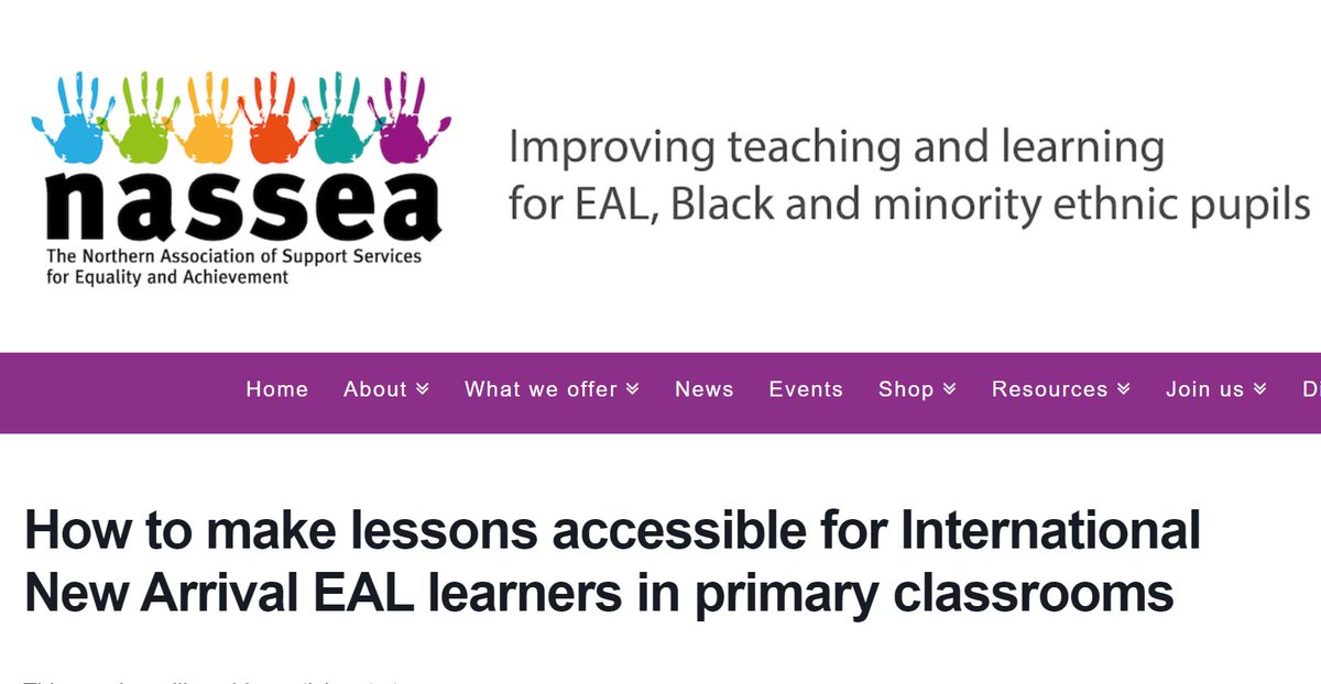 NASSEAServices's tweet image. Our 2024-25 professional learning offer is now available! See nassea.org.uk/nassea-events/ for details. There'll be more to come over the year, focusing on our specialist areas of EAL, diversity, equality, community and language in the curriculum.