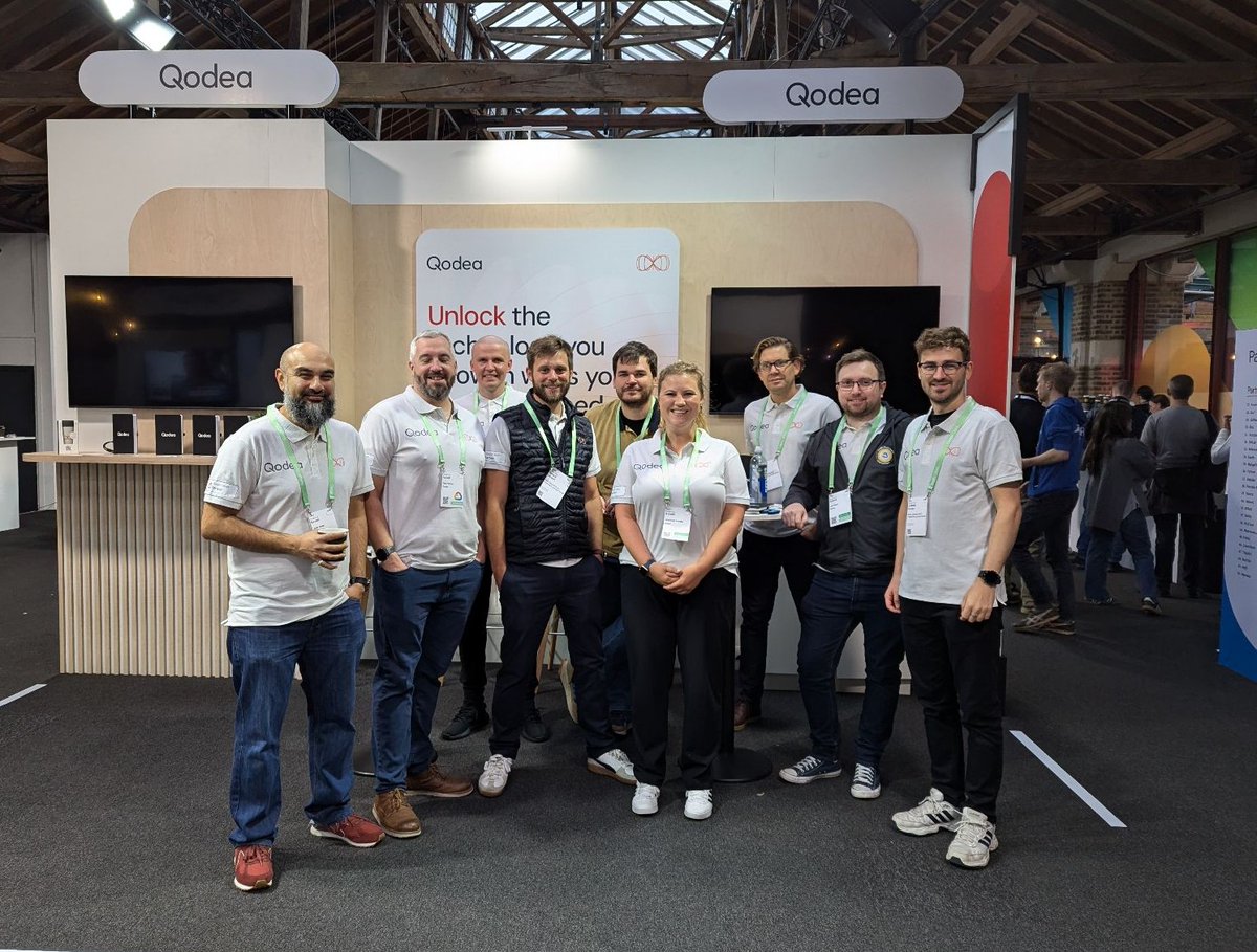 Day 2 of #GoogleCloudSummit London is all set to go and so are team Qodea!

Pop by Stand 17 to meet our team of #Data, #AI and #Security experts and let's chat about how we can help you unlock the potential of <a href="/googlecloud/">Google Cloud</a> technologies in ways you've not yet imagined.