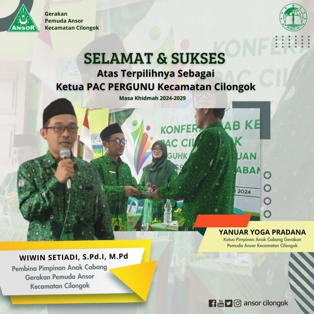 mbahwasisbanser's tweet photo. Alhamdulillah, Selamat dan Sukses
Kepada Sahabat Wiwin Setiadi siang iniendapat amanah menjadi ketua PAC PERGUNU kecamatan Cilongok, masa Khidmah 2024-2029.
#PERGUNU
#AnsorMaju1Barisan https://t.co/jQSEJUbOgR
