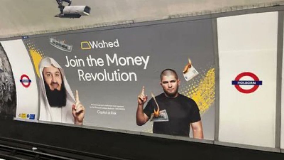 In Sadiq Khan’s London, ads displaying;

Junk food = Banned.
“Body shaming” = Banned.
Artisan cheese = Banned.

Ad featuring Islamic hate preacher, Ismail ibn Musa Menk, who is banned in other countries. = Perfectly fine.

“Inclusive” London now includes seeing hate preachers.