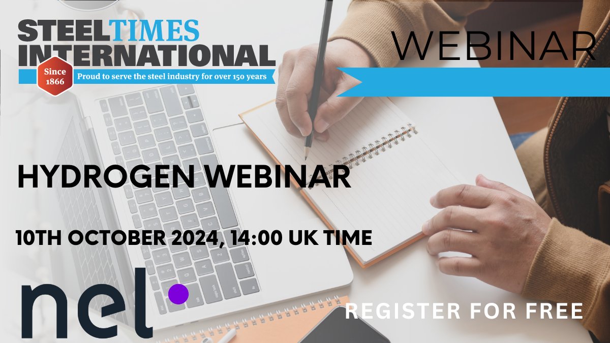 SteelTimesInt (@steeltimesint) on Twitter photo Only a few hours to go until the upcoming webinar:
Hydrogen webinar–sponsored by <a href="/nelhydrogen/">Nel Hydrogen</a>
Thursday 10th October 2024, 14:00 UK time
Learn more on:
Natural gas
Green markets
Decarbonization systems
To register for free, click below!
lnkd.in/e4DKgFtq Only a few hours to go until the upcoming webinar:
Hydrogen webinar–sponsored by <a href="/nelhydrogen/">Nel Hydrogen</a>
Thursday 10th October 2024, 14:00 UK time
Learn more on:
Natural gas
Green markets
Decarbonization systems
To register for free, click below!
lnkd.in/e4DKgFtq