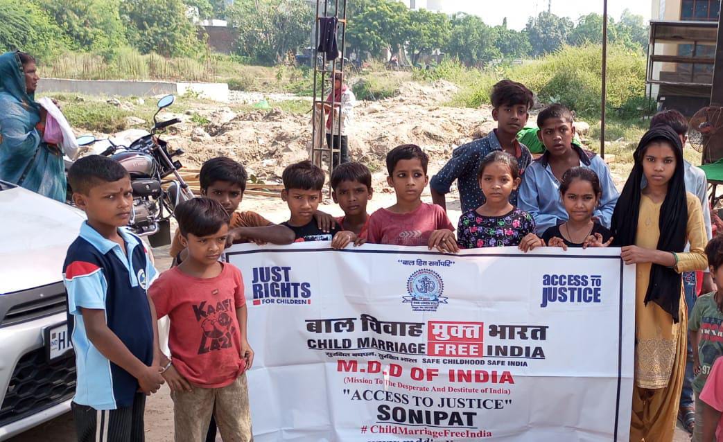 child_haryana's tweet photo. To end child marriage, its causes like gender inequality, poverty, insecurity, and the lack of economic and social opportunities for girls, need to be addressed.
#UnitedAgainstChildMarriage
#BalVivahSeAzadi
#betibachaobetipadhao
#kscfindia
#Sonipat https://t.co/7GvzOG21kH