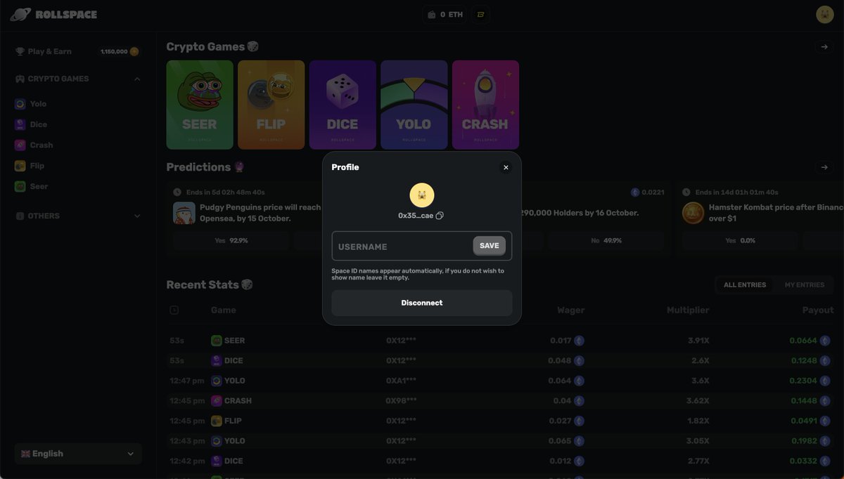 rollspacecom's tweet image. What username should I go for? 🎮
#game #pvpgames #cryptogames #p2e