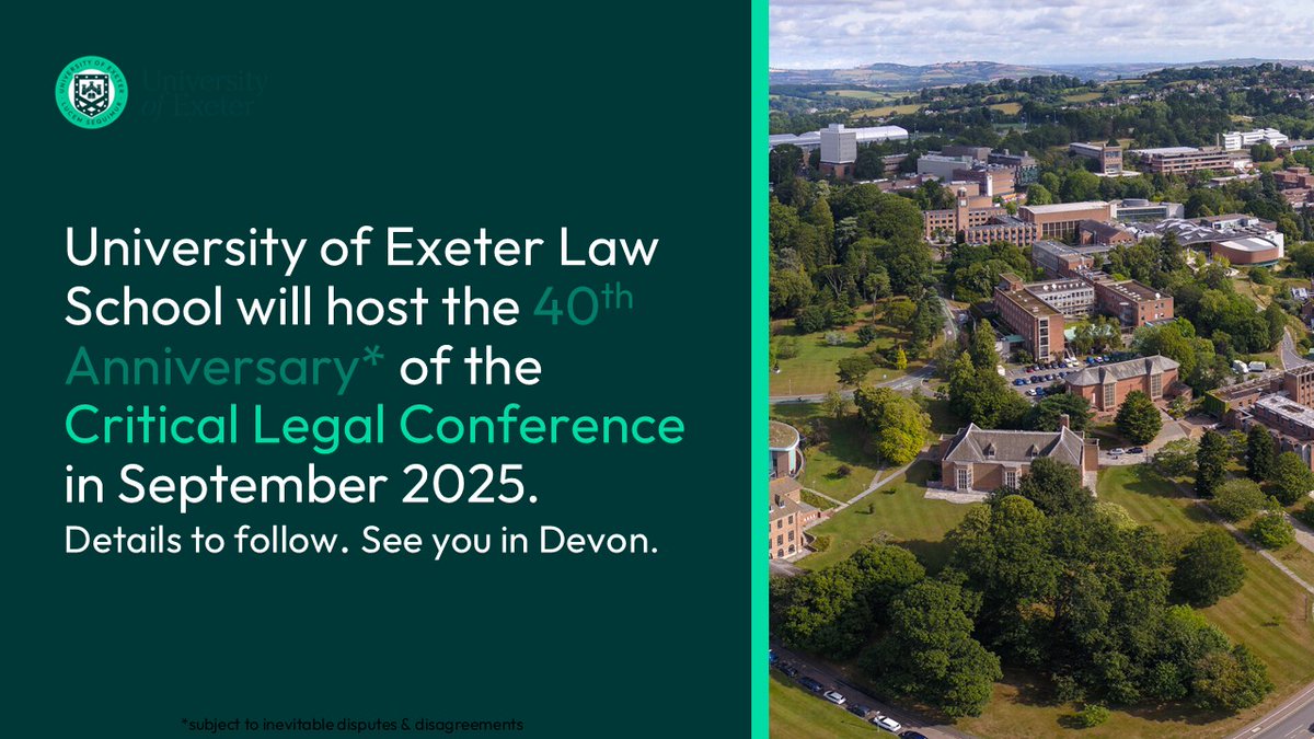 *Very* Excited to share this... #CriticalLegalConference2025