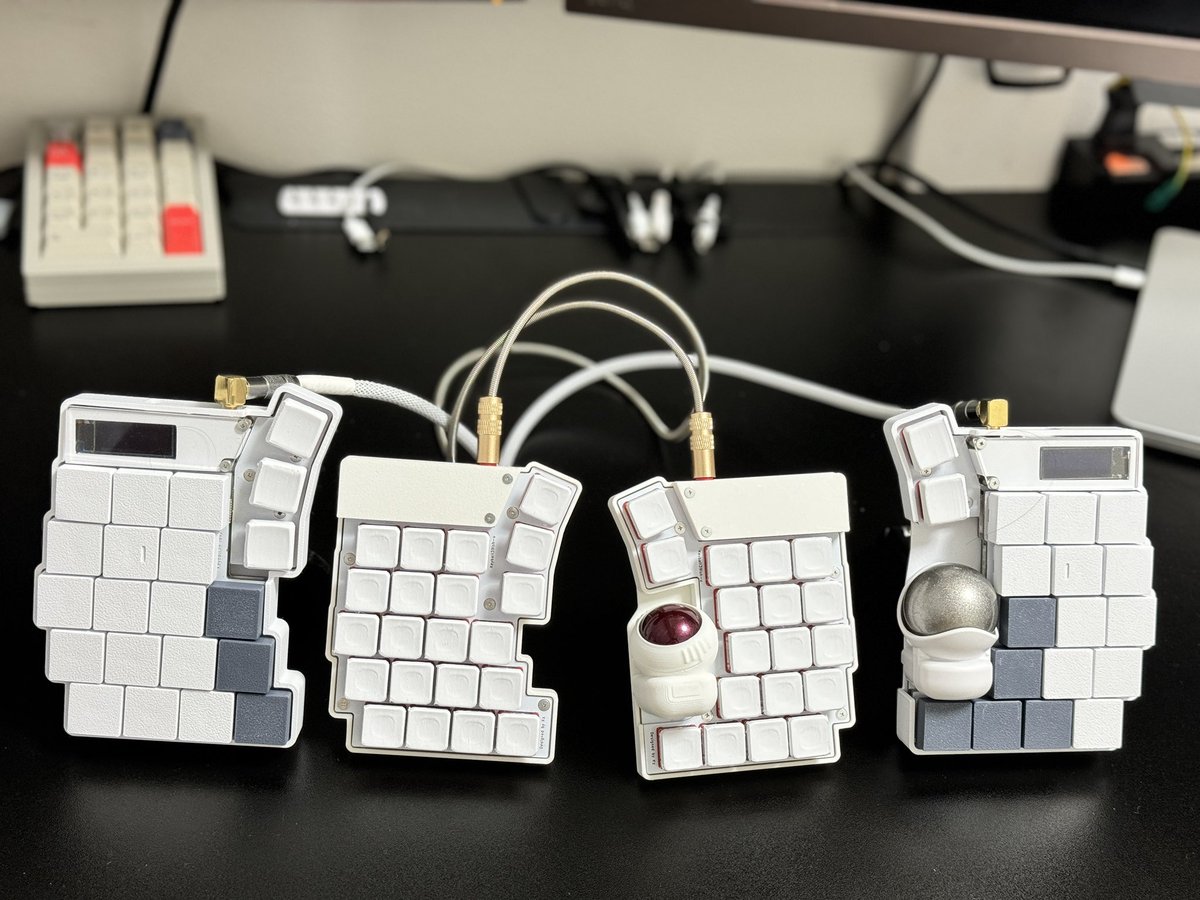 torabo-tsuki トラックボール付きの無線分割キーボードを作って