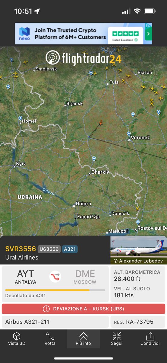 brambs2's tweet photo. @flightradar24 what’s happening to #SVR3556 and #SBI3745 ? https://t.co/E4xGOroqek