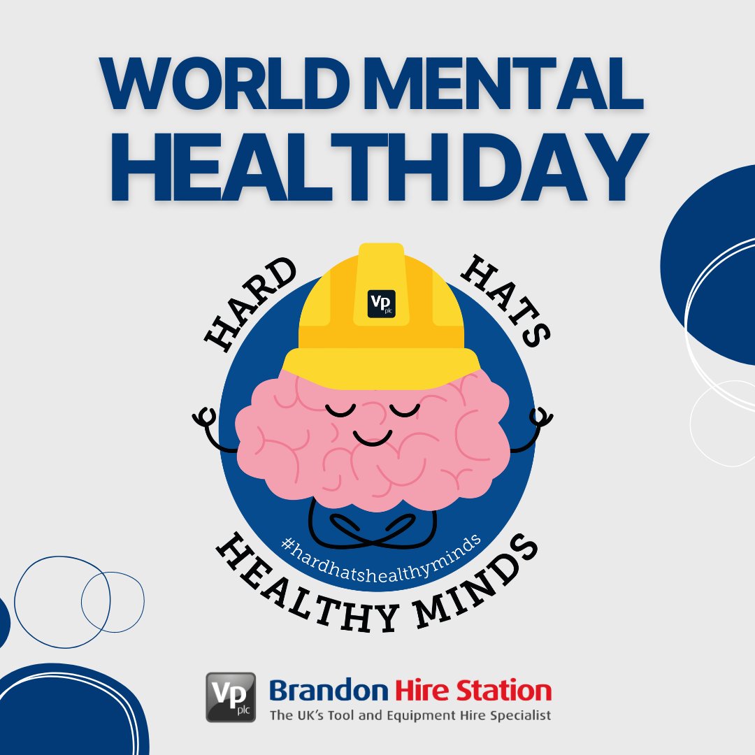 🌍💚 Today is World Mental Health Day, a conversation that goes beyond one day. We have launched 'Hard Hats, Healthy Minds,' a campaign to change the stigma around speaking out in the construction industry.