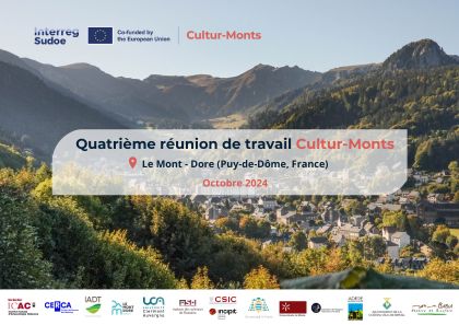 Dans le cadre du projet européen #CulturMonts #InterregSudoe dont la MSH est partenaire bénéficiaire, une réunion de travail a lieu du 13 au 16 octobre au Mont-Dore : découverte de la zone pilote du massif du Sancy. #Sudoe
▶️msh.uca.fr/content/cultur…