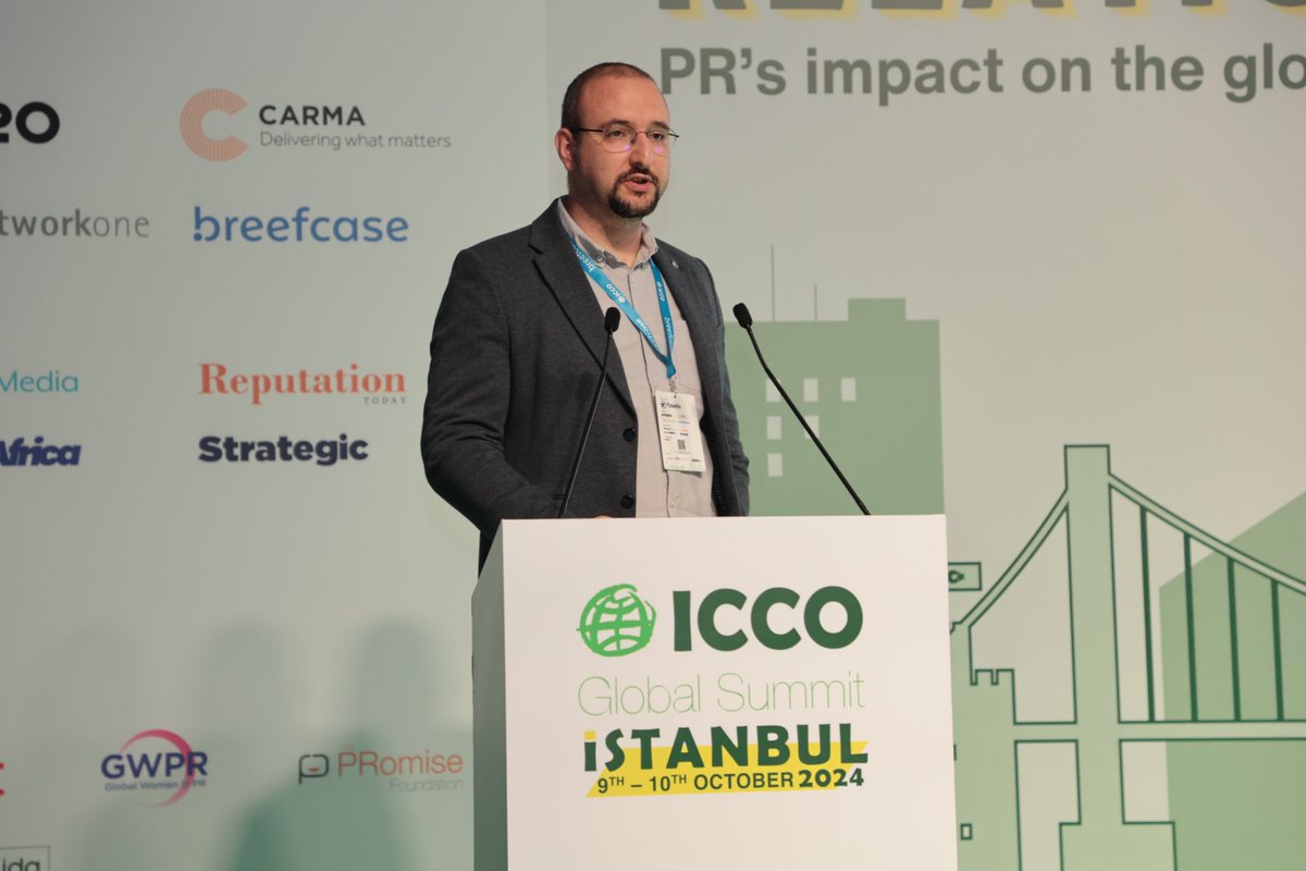 Assistant Professor Dr. Onur Varol <a href="/onurvarol/">Onur Varol</a> from Sabanci University <a href="/sabanciun/">Sabancı University</a> is diving deep into the impact of bots &amp; #misinformation during elections at the #ICCOGlobalSummit. 🗣️🌎 Fascinating insights on social media manipulation &amp; digital threats!