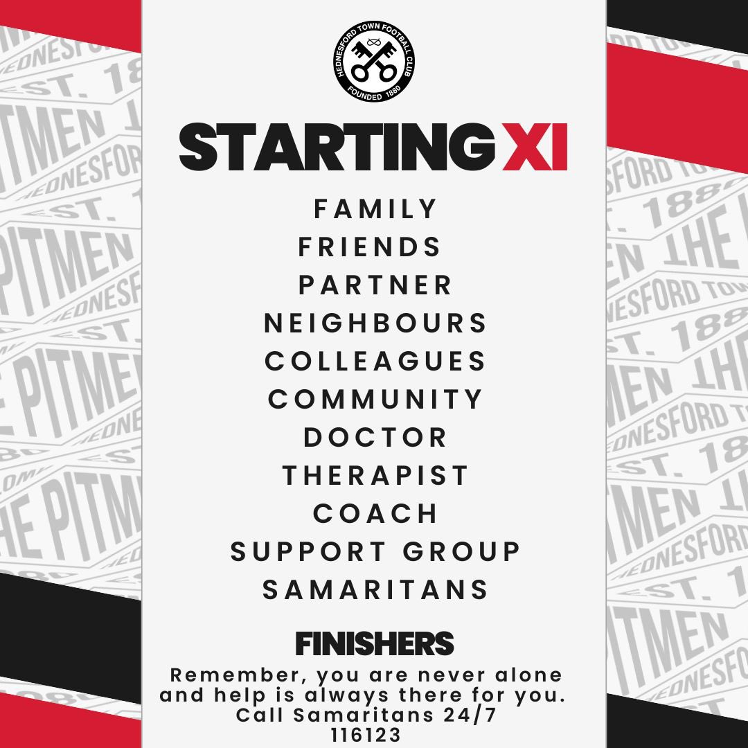 htfcwomen's tweet photo. 1 in 4 people will experience a mental health problem of some kind each year in England. 

You are not alone. Reach out 🤍🖤 https://t.co/V3EVPaEGJJ