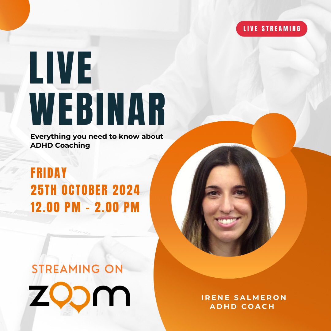 Join us for a FREE online webinar! Whether you have ADHD or just want to learn more, this event is for you. 

Register now via Eventbrite to secure your spot! It’s free, but spaces are limited.

#ADHDWebinar #ADHDAdults #ADHDCoaching #FreeWebinar #Neurodiversity