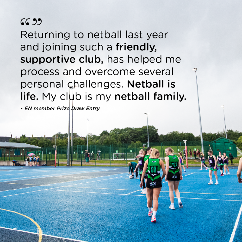 EnglandNetball's tweet photo. More than a sport 🏐 

Today we are marking World Mental Health Day 2024 ❤️

Some of our Netball Family shared recently with us how netball impacts them 👇

#WMHD2024 #WorldMentalHealthDay https://t.co/rzEjrNDdFo