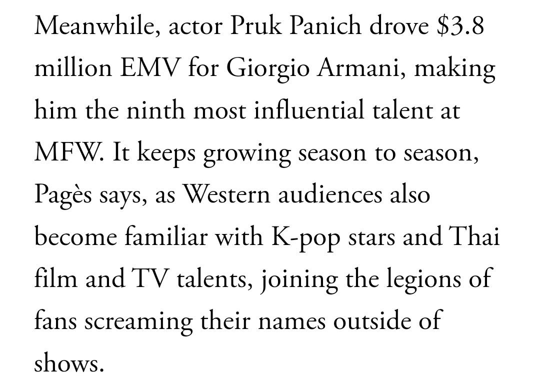 pooh_1139's tweet photo. ยินดีกับซี พฤกษ์ ด้วยนะ
New York Fashion Week
อันดับ EMV ของพี่ซีอยู่ที่ลำดับ 10
#COSSS24xZeePruk
#COSSS24
#COSThailand
Milan Fashion Week
อันดับ EMV ของพี่ซีอยู่ที่ลำดับ 9
#EmporioArmaniTH
#ArmaniSS25xZeePruk
@Emp_Emq #ZeePruk @zee_pruk https://t.co/GZdhi9Hho8