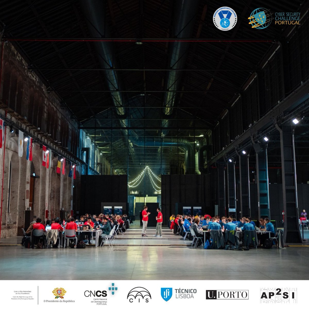 CyberChallengePT (@cyberchallpt) on Twitter photo 🚀🌟2nd day at ECSC 🚀🌟
A Team Portugal entrou na arena!💥
Os 40 países entram em batalha direta! It’s time to fight 💪
👉🏻 youtube.com/live/f-OOKJKtr…
#ecsc #teamportugal #GameOn #ecsm #ECSC2024
@Presidencia
<a href="/CNCSgovpt/">Centro Nacional de Cibersegurança</a>
<a href="/istecnico/">Instituto Superior Técnico</a>
<a href="/UPorto/">Universidade Porto</a>
<a href="/AP2SI/">AP2SI</a> 🚀🌟2nd day at ECSC 🚀🌟
A Team Portugal entrou na arena!💥
Os 40 países entram em batalha direta! It’s time to fight 💪
👉🏻 youtube.com/live/f-OOKJKtr…
#ecsc #teamportugal #GameOn #ecsm #ECSC2024
@Presidencia
<a href="/CNCSgovpt/">Centro Nacional de Cibersegurança</a>
<a href="/istecnico/">Instituto Superior Técnico</a>
<a href="/UPorto/">Universidade Porto</a>
<a href="/AP2SI/">AP2SI</a>