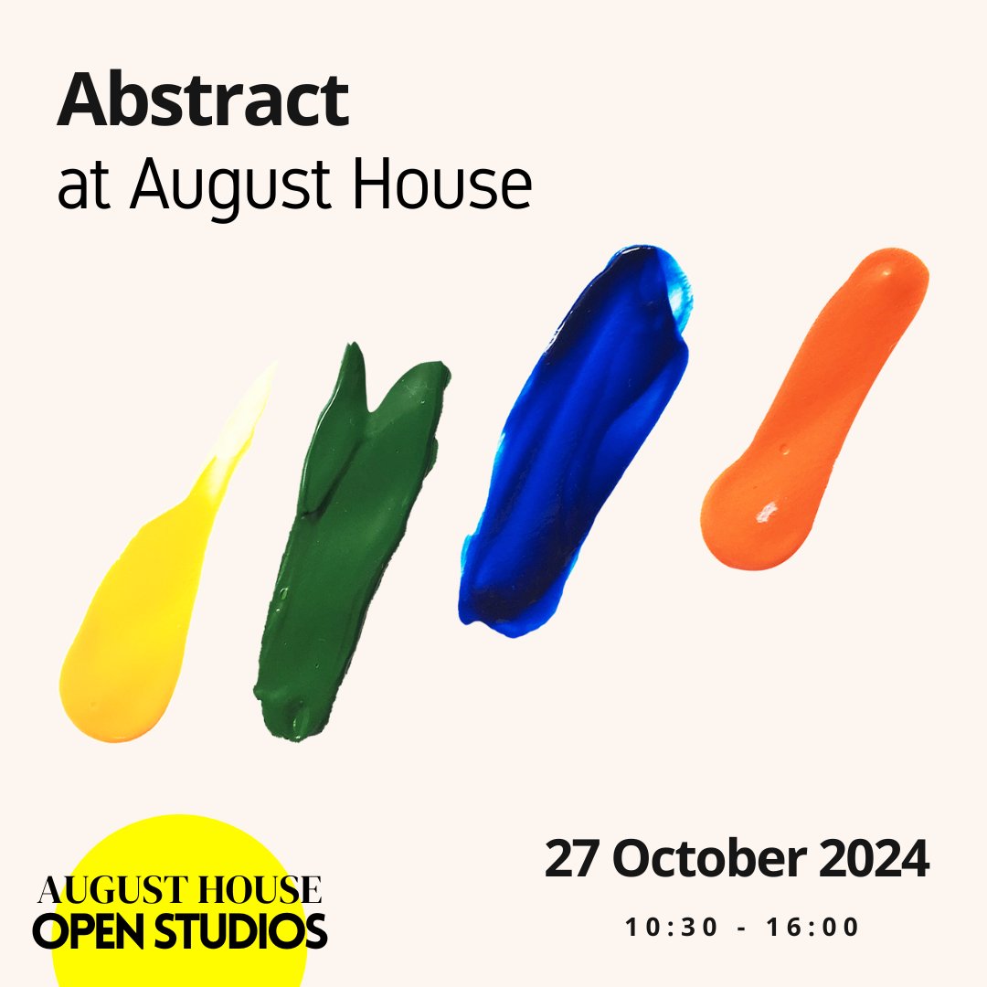 METAfoundation_'s tweet photo. Join us at August House Open Studios for the opening of "Abstract at August House", a group exhibition of abstract works by August House Artists. https://t.co/bgoAaihQO7