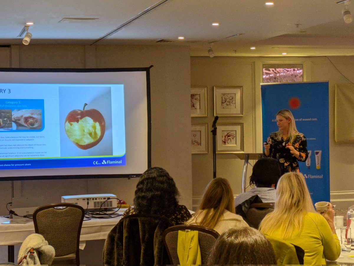 NHS Lothian Tissue Viability Team (@lothiantvn) on Twitter photo <a href="/TvnRolland/">Katharine Rolland</a> is getting some laughs with her apple and banana analogies. Everyone in the room is now going to be thinking about apples when they grade their pressure ulcers <a href="/TvnRolland/">Katharine Rolland</a> is getting some laughs with her apple and banana analogies. Everyone in the room is now going to be thinking about apples when they grade their pressure ulcers
