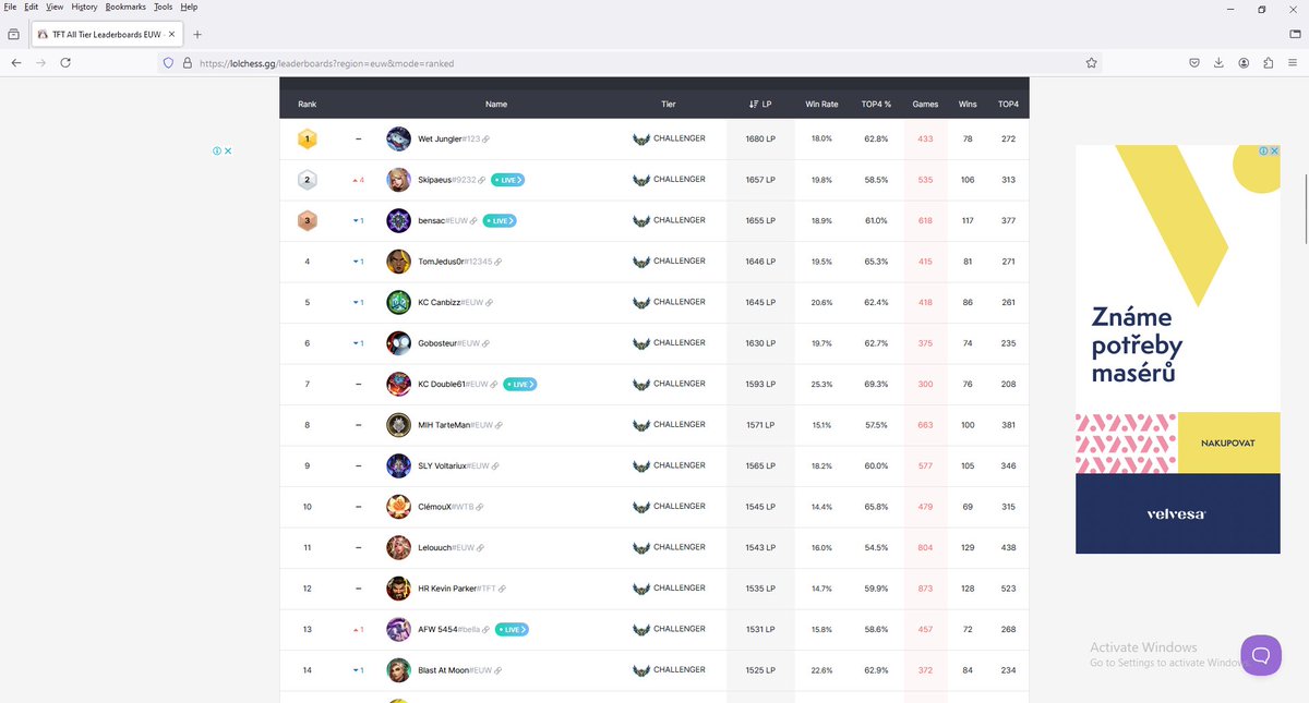 first time hitting #2 in something like 3 sets pog
