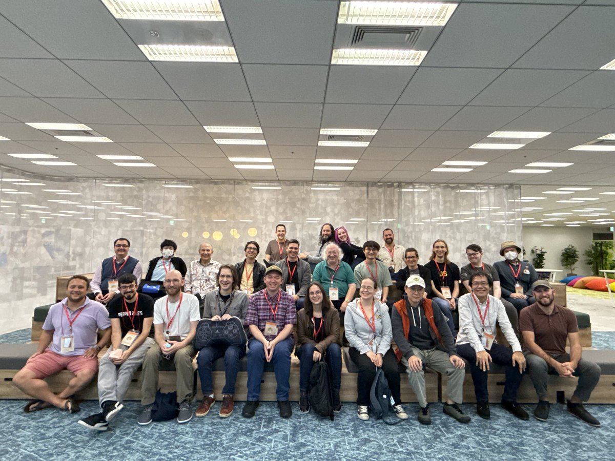robpalmer2's tweet image. ECMAScript gratitude 😉
Thank you to Sony Interactive Entertainment for hosting @TC39 in Tokyo this week. Especially to lead organiser Riki and TC39 delegate @rkirsling 🙏
The productive meeting had artwork, TC39-branded swag, and many thoughtful touches. I hope we return 👍