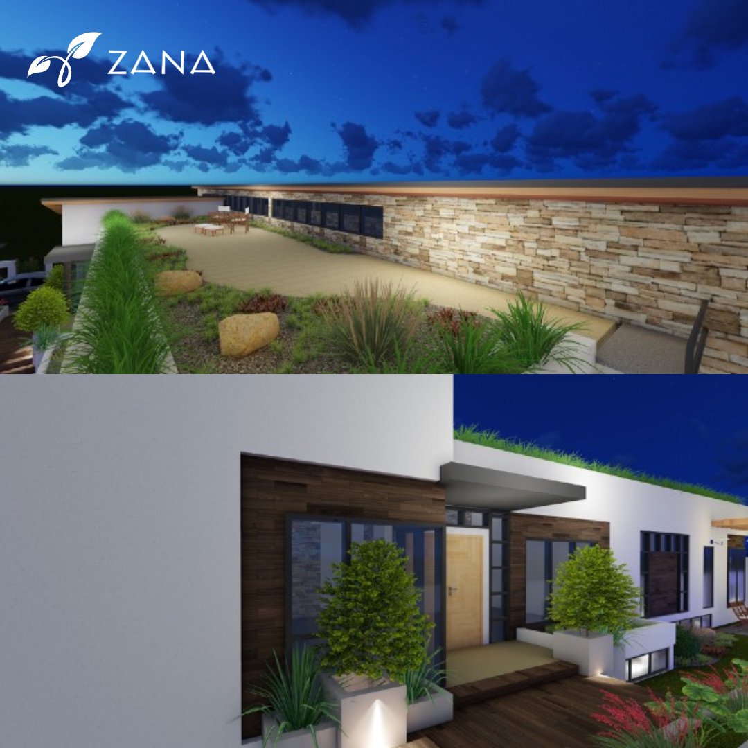 Modern outdoor living meets simplicity. Our 2016 residence design blends sleek forms with inspiring spaces for recreation and relaxation. #moderndesign #outdoorliving #landscapedesign #zanalandscaping