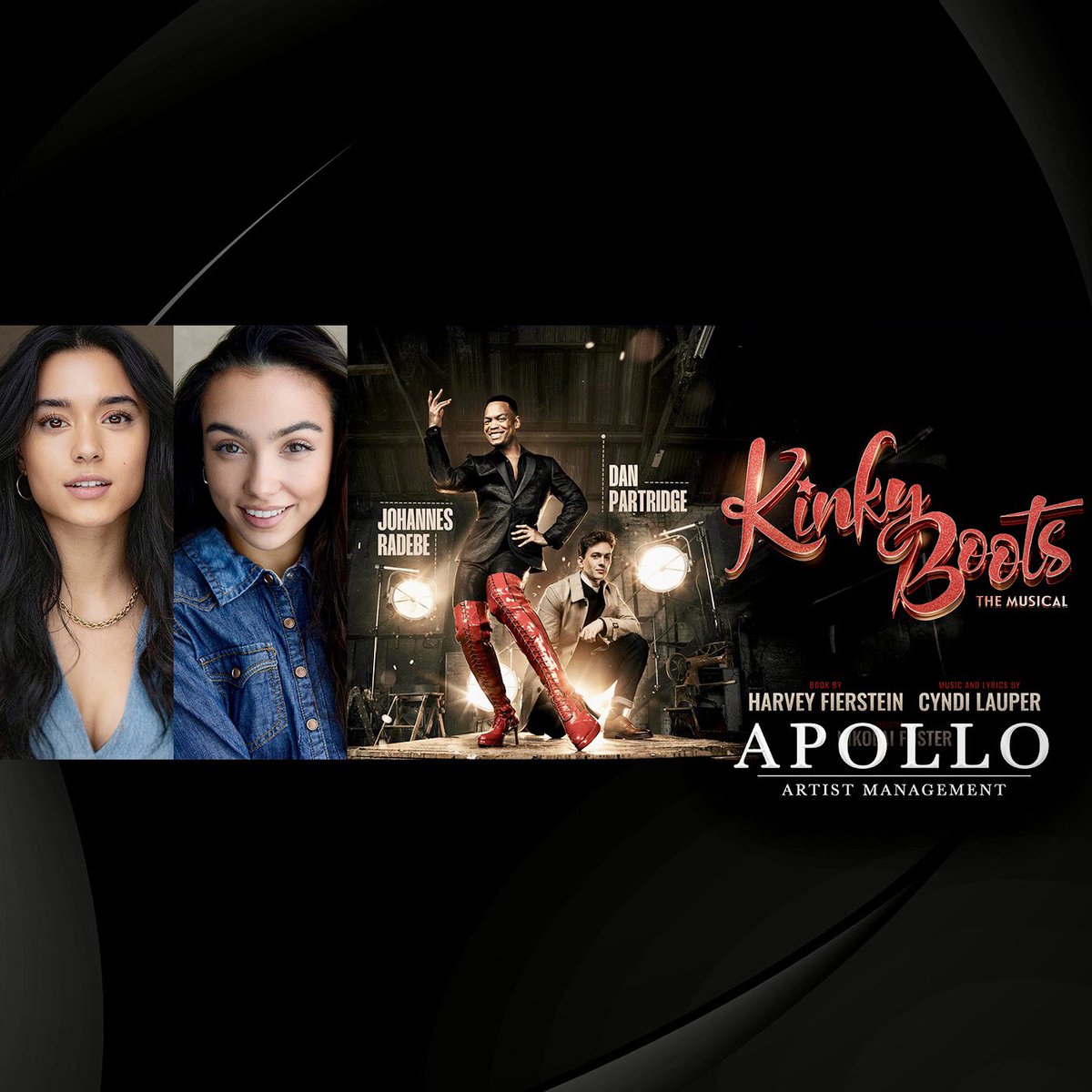 Apollo Artist Management (@apolloartistmgt) on Twitter photo Over the moon that our Deena Kapadia (<a href="/deena_kapadia/">deena</a>) & Kaya Farrugia will be joining the UK Tour of 'Kinky Boots' (<a href="/kinkyboots_uk/">Kinky Boots</a>)! #TeamApollo #ProudAgents #EverybodySayYeah #KinkyBoots
Casting by Harry Blumenau CDG (<a href="/harryblumenau/">HJB - CDG CDA</a>) Over the moon that our Deena Kapadia (<a href="/deena_kapadia/">deena</a>) & Kaya Farrugia will be joining the UK Tour of 'Kinky Boots' (<a href="/kinkyboots_uk/">Kinky Boots</a>)! #TeamApollo #ProudAgents #EverybodySayYeah #KinkyBoots
Casting by Harry Blumenau CDG (<a href="/harryblumenau/">HJB - CDG CDA</a>)