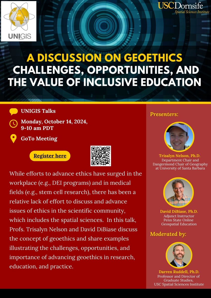 Josef Strobl (@gistrobl.bsky.social) (@gistrobl) on Twitter photo Do not miss, and join, this discussion by an eminent panel >register.gotowebinar.com/register/66206… <a href="/UNIGIS_World/">UNIGIS International</a> Do not miss, and join, this discussion by an eminent panel >register.gotowebinar.com/register/66206… <a href="/UNIGIS_World/">UNIGIS International</a>
