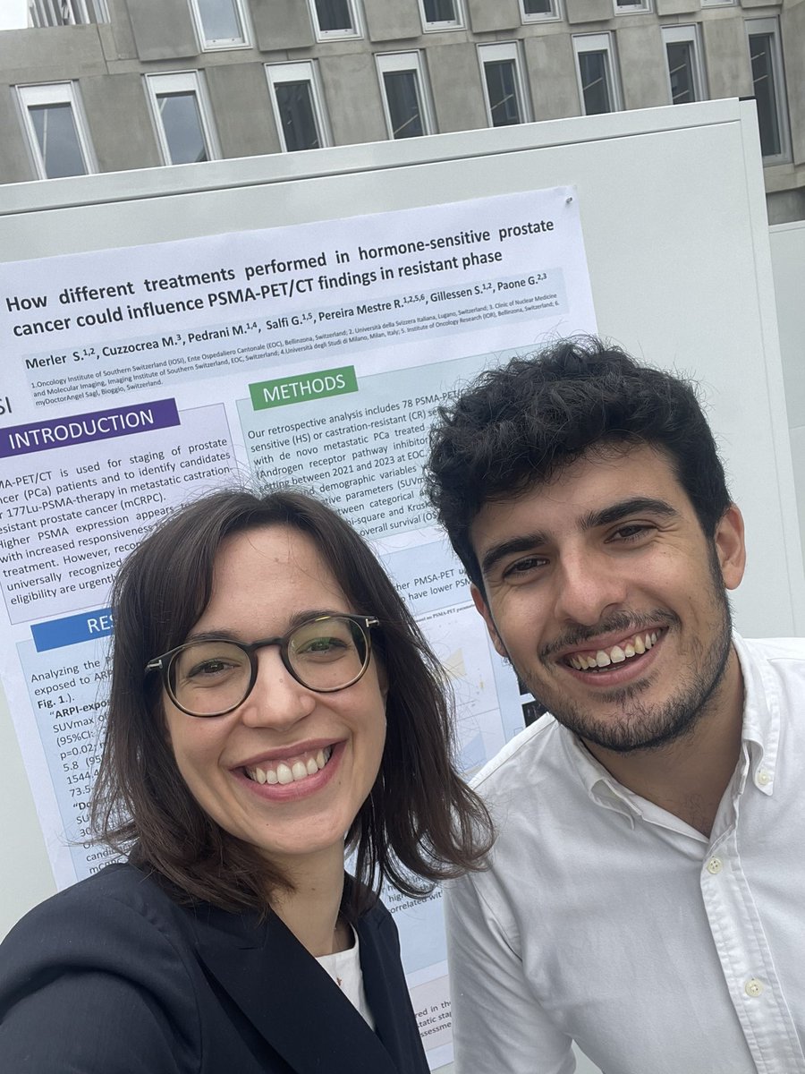 Great presentations at “Giornata della ricerca in Ticino” and amazing collaboration between IOSI and nuclear medicine at EOC. 
Excited to see more 🔜
