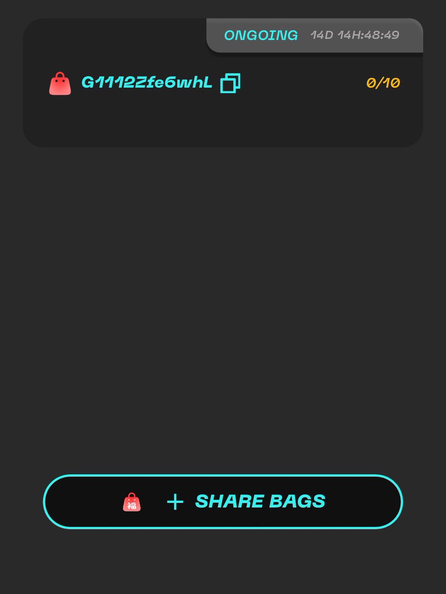 ギフトバッグはこちらです！ステップンGOをインストールして無料でプレイ出来るので是非やってみてね！

G1112Zfe6whL

 #stepnGO