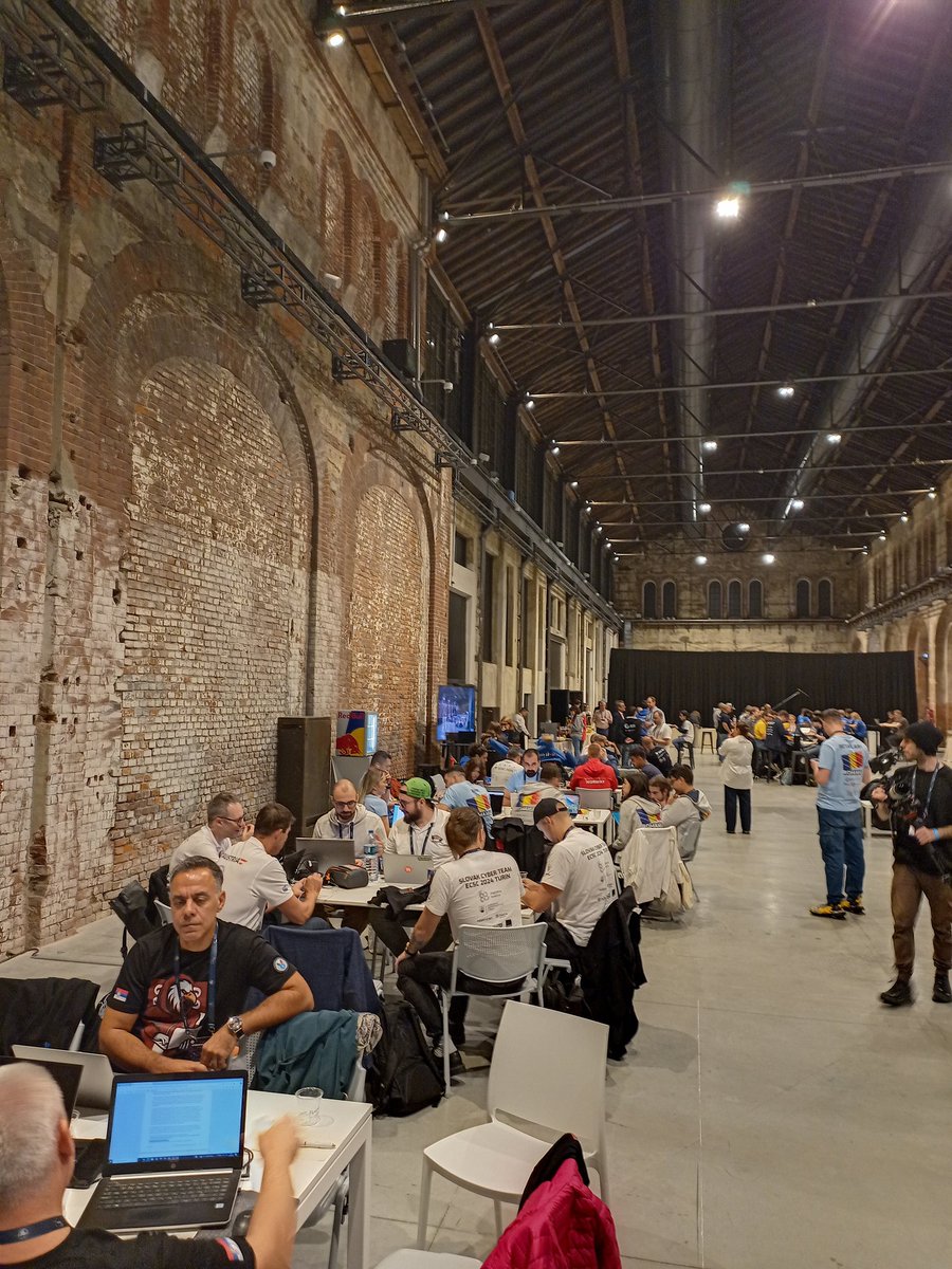 The second day of the European finals #ECSC2024 began. A/D is played today. Coaches and delegations of individual countries are watching everything and are already planning the next ECSC edition, which will take place next October in Warsaw.

<a href="/enisa_eu/">ENISA</a>, <a href="/ecsc2024/">ECSC2024</a>, <a href="/KyberCentrum/">KyberCentrum</a>