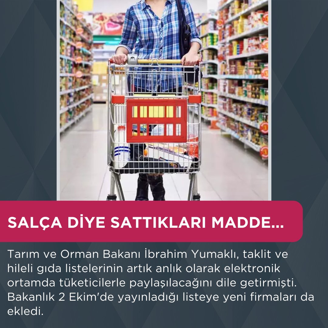 İşte bakanlık tarafından paylaşılan o liste...
🔗buff.ly/3zW15UD