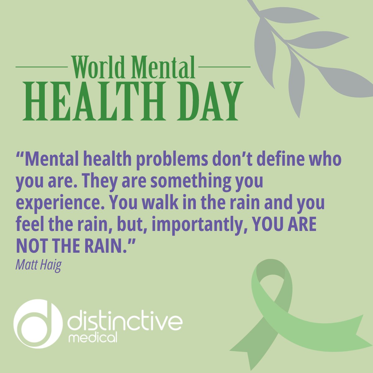 #WorldMentalHealthDay, a day for us all to remember that mental health is just as important as physical health. Take time to check in on yourself and others. Mental Health isn't defining, together, we can build a more compassionate world💜

Support here: nhs.uk/nhs-services/m…