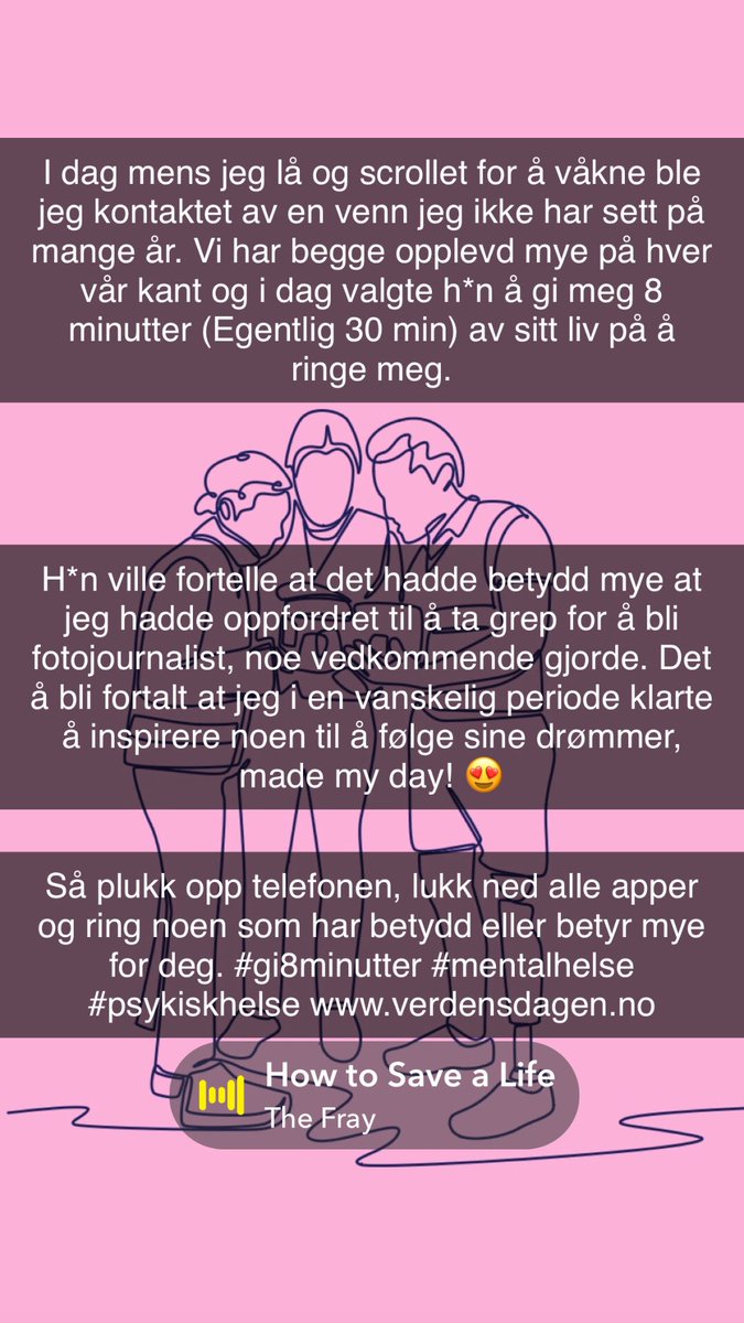 MonicaOstbo's tweet photo. Idag er det verdensdagen for psykisk helse. ❤️❤️ #gi8minutter #psykiskhelse https://t.co/sHZyE92Pim https://t.co/X2IR4eW2nQ