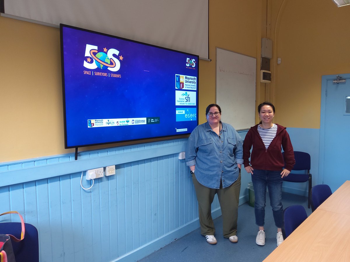 5*S - Space, Surveyors & Students (@5s_discover) on Twitter photo Great to have <a href="/PeoplePlaceIRL/">People and Place Limited</a> onboard as part of our 5*S #geomentor in schools programme Huge thanks to Emma and Sumlam who gave up their morning for some training Get your company involved and give something back to your community #believeinsciene #STEM Great to have <a href="/PeoplePlaceIRL/">People and Place Limited</a> onboard as part of our 5*S #geomentor in schools programme Huge thanks to Emma and Sumlam who gave up their morning for some training Get your company involved and give something back to your community #believeinsciene #STEM