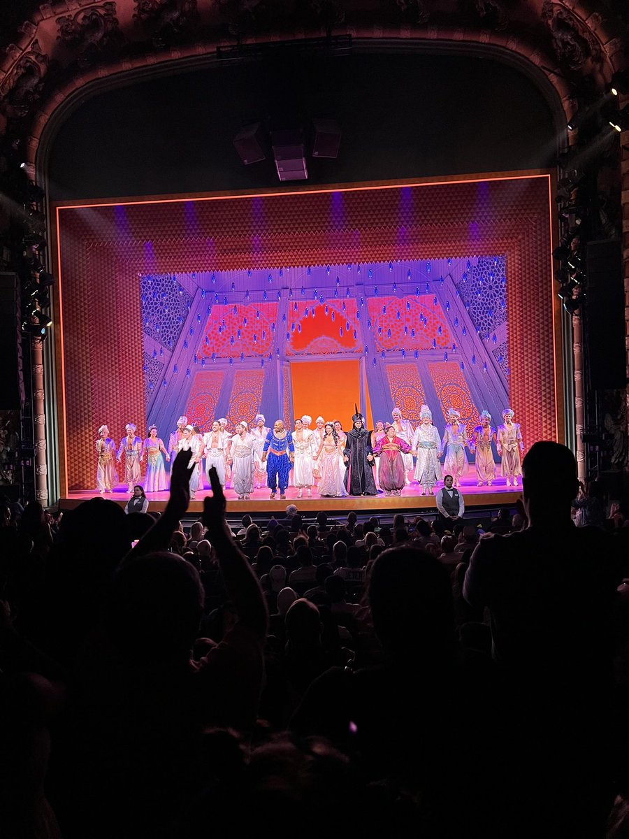 dysisglad's tweet photo. For my birthday last June, we went to see Aladdin on Broadway in NYC. The experience was magical and fun. 🥹♥️ https://t.co/AAQG339CHa