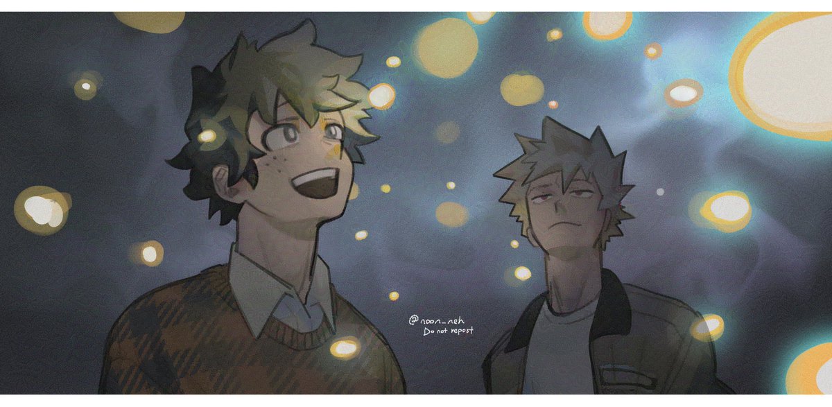 noon_neh's tweet photo. "Don't drop your jaw too much, a damn firefly will get in,"
"I wouldn't mind, they're so beautiful!"

- From The Sidelines: Chapter2 by suffocatingspring
#bkdk #勝デ #ftstwt https://t.co/m7SNKSu5ag