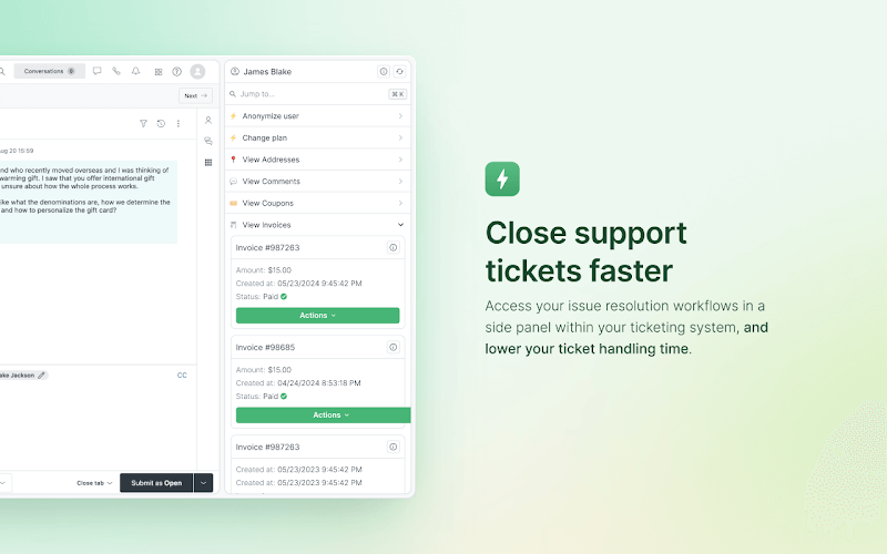 Forest Admin (@forestadmin) on Twitter photo ๐ฉ๐ผโ๐ป๐จ๐พโ๐ป Calling all #CustomerSupport Managers! ๐ฃ
We know how often your support reps have to switch between numerous tabs and tools, trying to find the right info to handle customer requests.
๐ฆธโโ๏ธ It doesn't have to be the case! Forest Assist connects to your data giving reps ๐ฉ๐ผโ๐ป๐จ๐พโ๐ป Calling all #CustomerSupport Managers! ๐ฃ
We know how often your support reps have to switch between numerous tabs and tools, trying to find the right info to handle customer requests.
๐ฆธโโ๏ธ It doesn't have to be the case! Forest Assist connects to your data giving reps