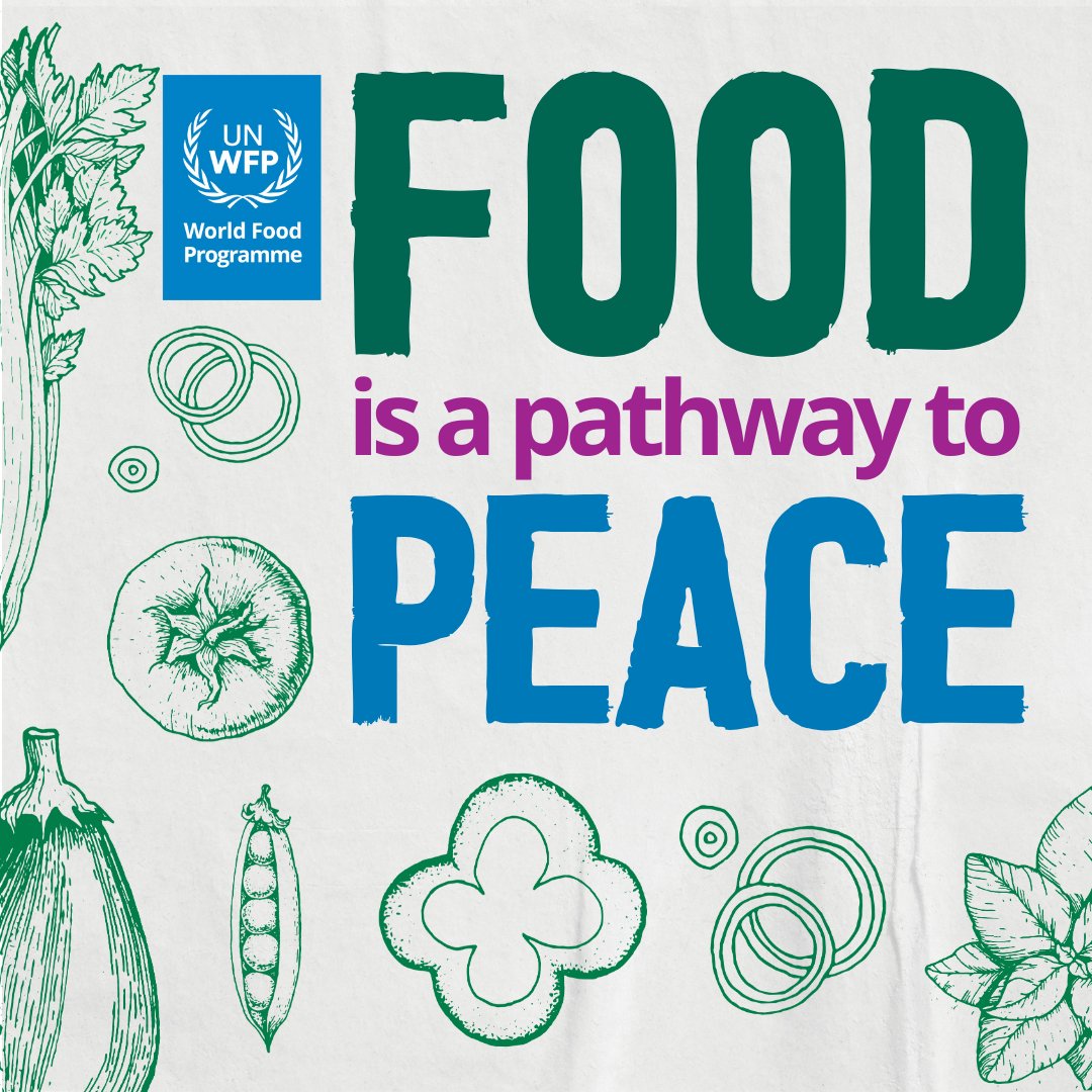 Where there is conflict, there is hunger. And where there is hunger, there is often conflict.  

Without peace, we cannot achieve #ZeroHunger; and while there is hunger, we will never have a peaceful world. 

Peace and food security go hand-in-hand.🕊️🌍🍽️
