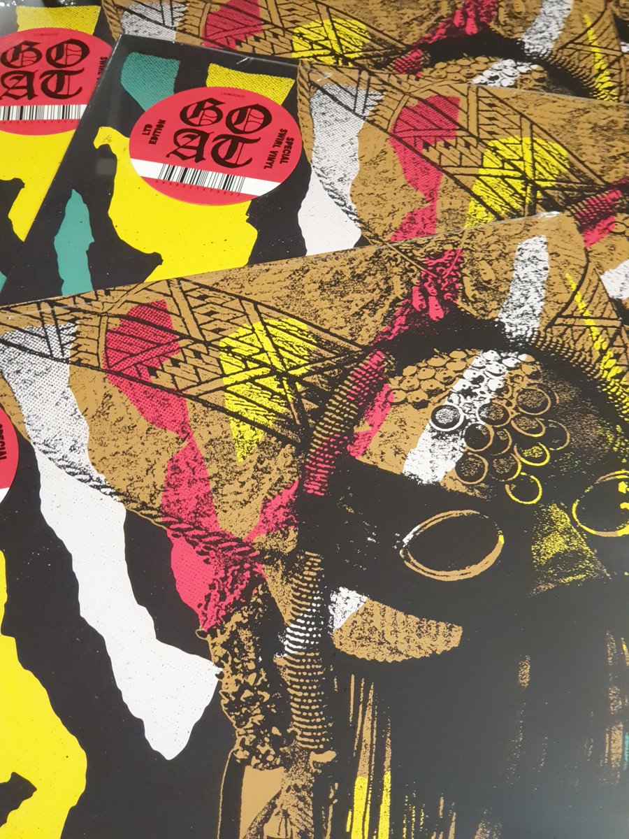 JUST IN! The brand new album from prolific and unpredictable alternative outfit Goat.

Available on yellow &amp; black swirl vinyl. Order online now or pick-up in store from Friday.

recordculture.com/collections/ne…
