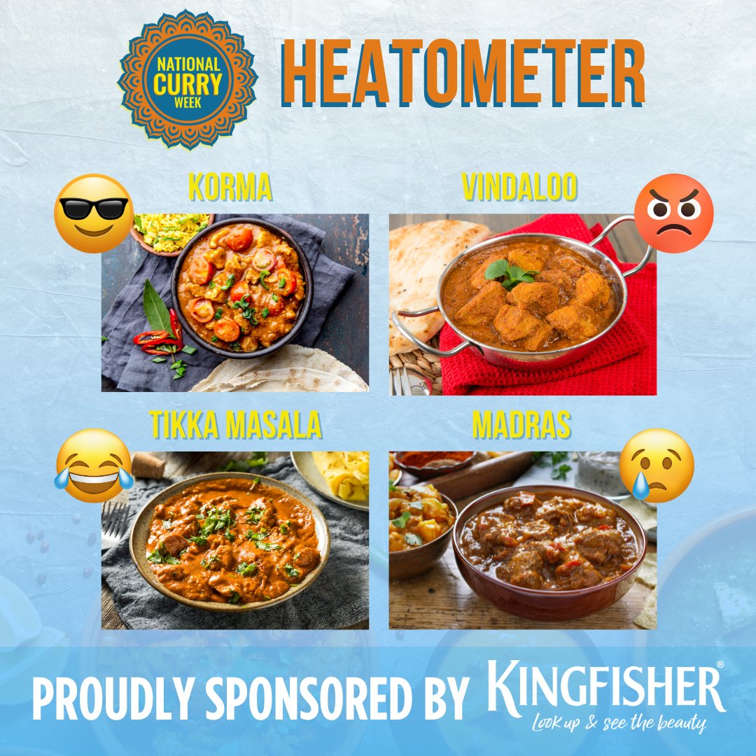 It’s time to find out where you stand on the curry Heat-o-Meter! 🏆 

Drop your emoji below and let’s see who can handle the heat! 👇🔥