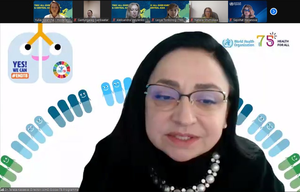 TerezaKasaeva's tweet photo. Pleased to open Interregional meeting on launching and rolling out @WHO 's Multisectoral Accountability Framework to #EndTB #MAFTB- sharing practical steps, experiences &amp; recommendations. #GreatTurnout with >130 participants. Organized by @WHO @WHO_Europe @TBECoalition  @StopTB. https://t.co/vXkSJM0Gcu