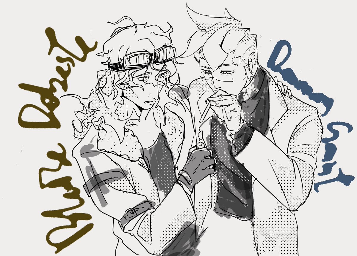 LaxBLUB's tweet image. 🍂🚬

[Damon gant][Bansai Ichiyanagi]
#一柳萬才 #BlaiseDebeste
#嚴徒海慈 #巖徒海慈 #AceAttorney
